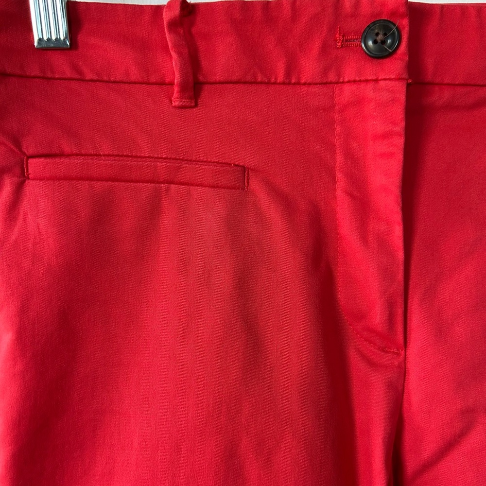 Ann Taylor Women's Red Ankle Pants - Picture 3 of 5